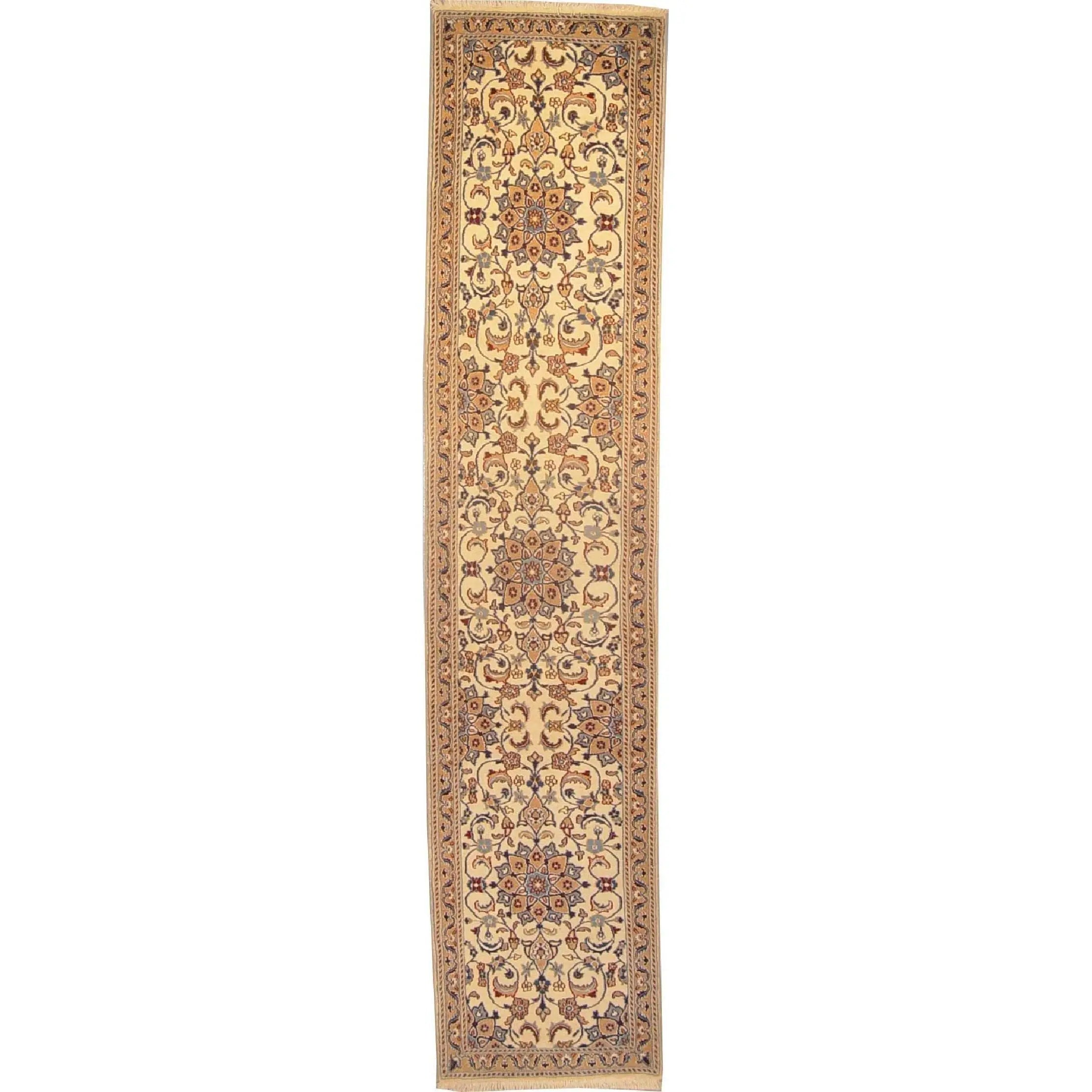 One Of The Kind Persian Nain Rug 9'6" x 2'0"